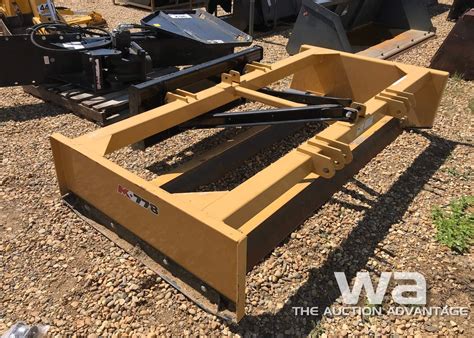 used skid steer box grader|driveway maintainer for skid steer.